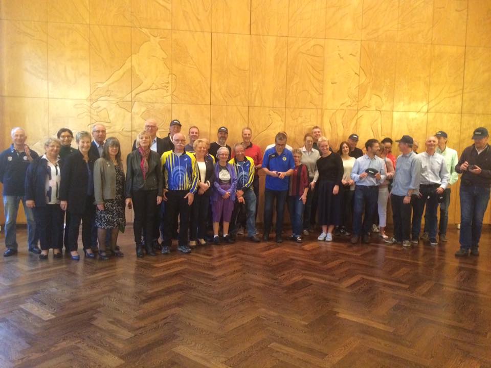 reception for cyclists