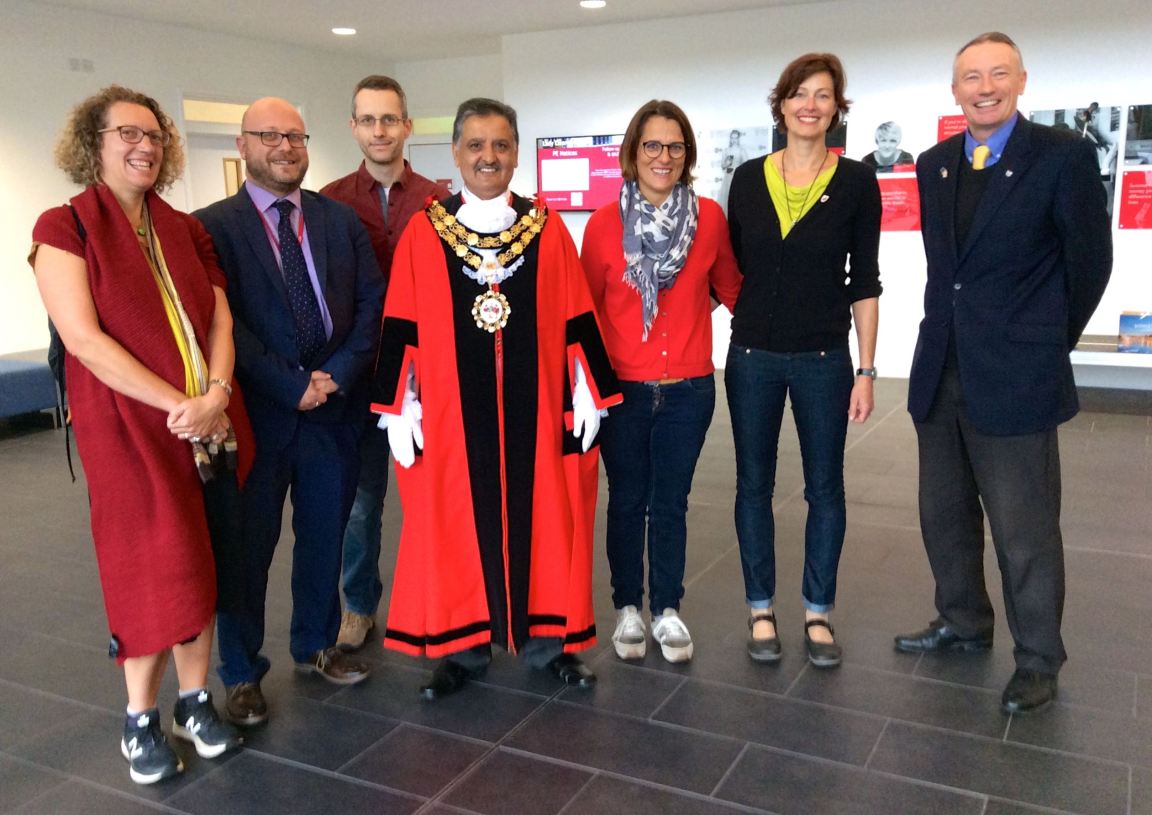 Mayor und Lehrer des Ellenrider Gymnasiums