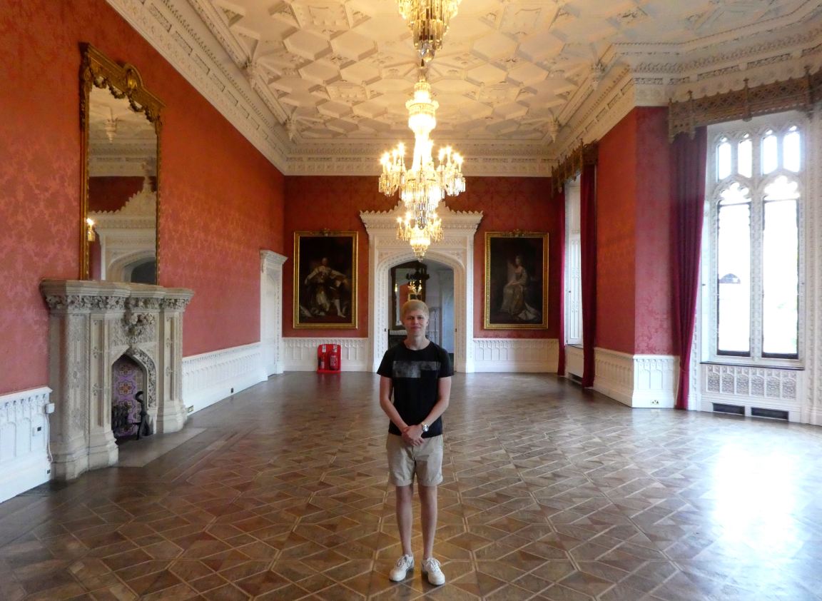 Julius in the Waldegrave Drawing Room.